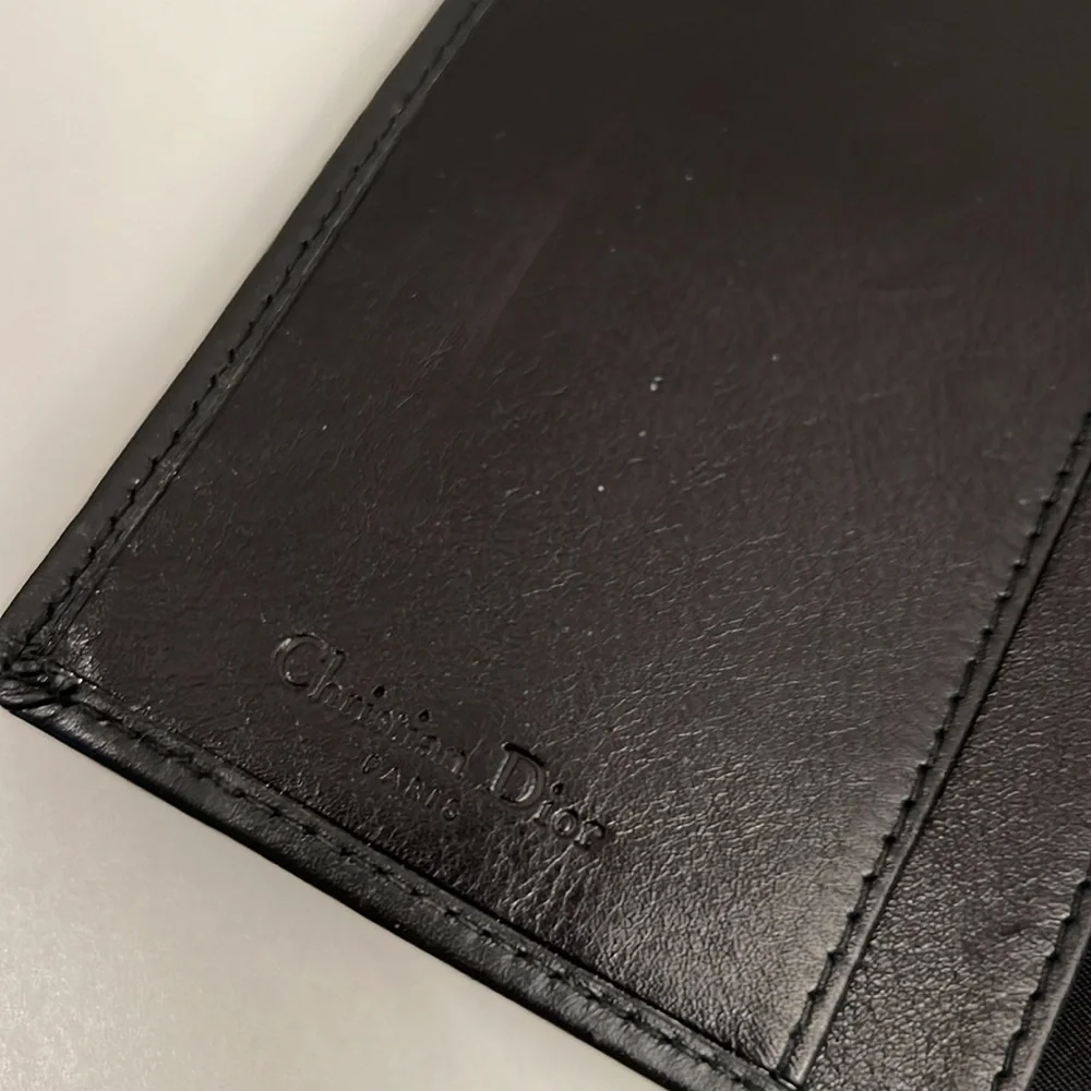 Dior Christian Dior Canvas Lewther Mini IPad holder
